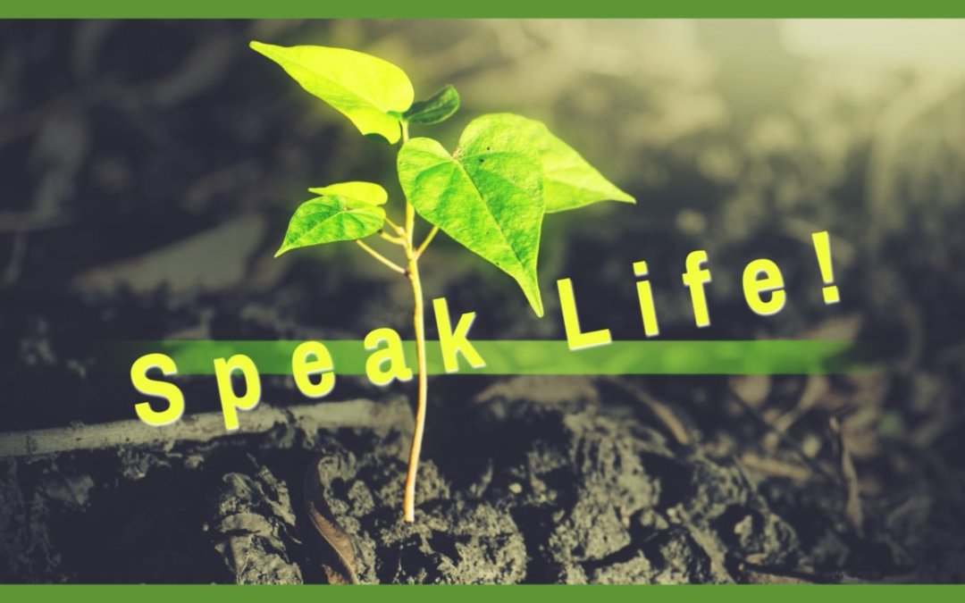 Speak Life (A Mother’s Day Message) – May 8-2022